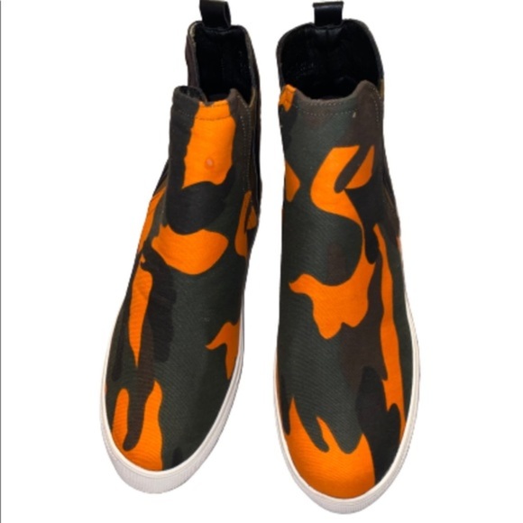 Chase + Chloe Kendra Neon Orange Slip-on sneaker - Picture 3 of 7